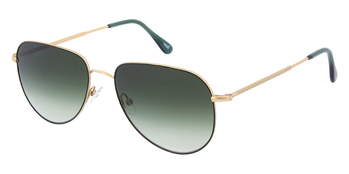 Andy Wolf® Gianni Sun ANW Gianni Sun 05 55 - Gold/Green 05 Sunglasses