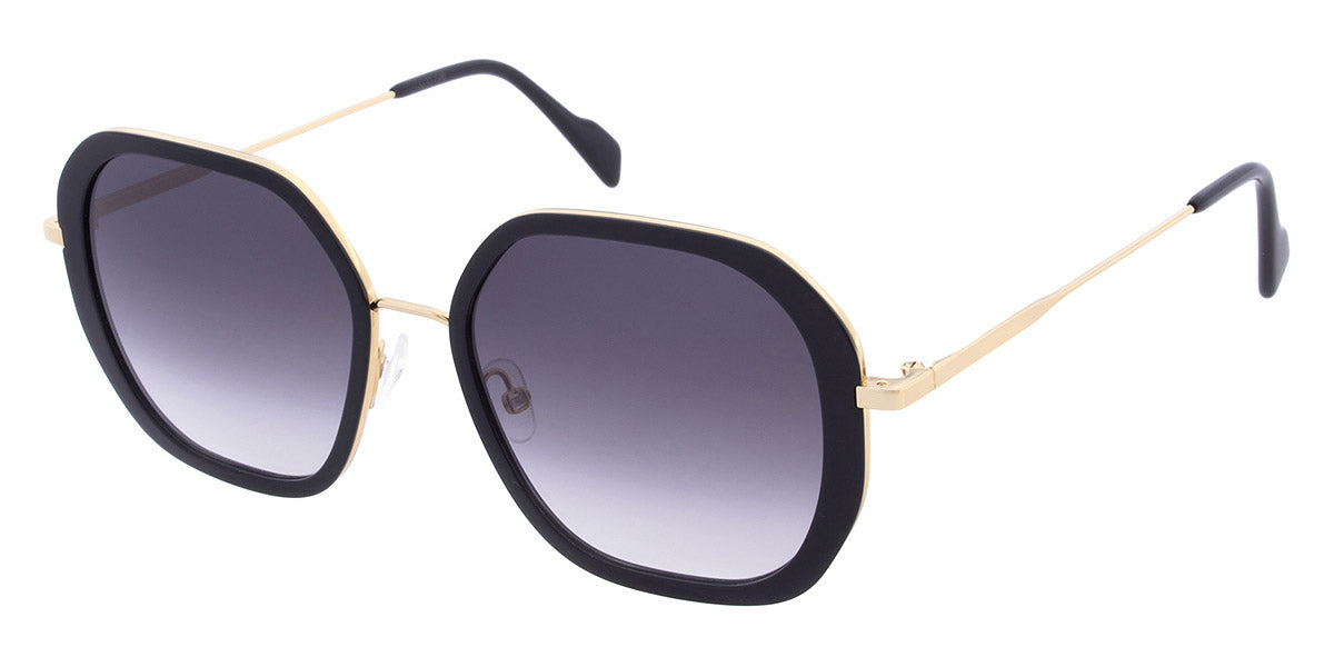 Andy Wolf® Heather Sun ANW Heather Sun 01 53 - Black/Gold 01 Sunglasses