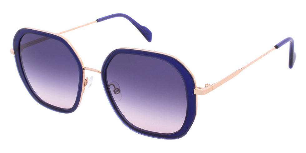 Andy Wolf® Heather Sun ANW Heather Sun 05 53 - Blue/Rosegold 05 Sunglasses