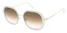 Andy Wolf® Heather Sun ANW Heather Sun 06 53 - Green/Gold 06 Sunglasses