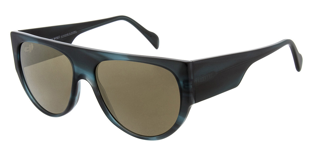 Andy Wolf® Kurt Sun ANW Kurt Sun D 57 - Teal D Sunglasses