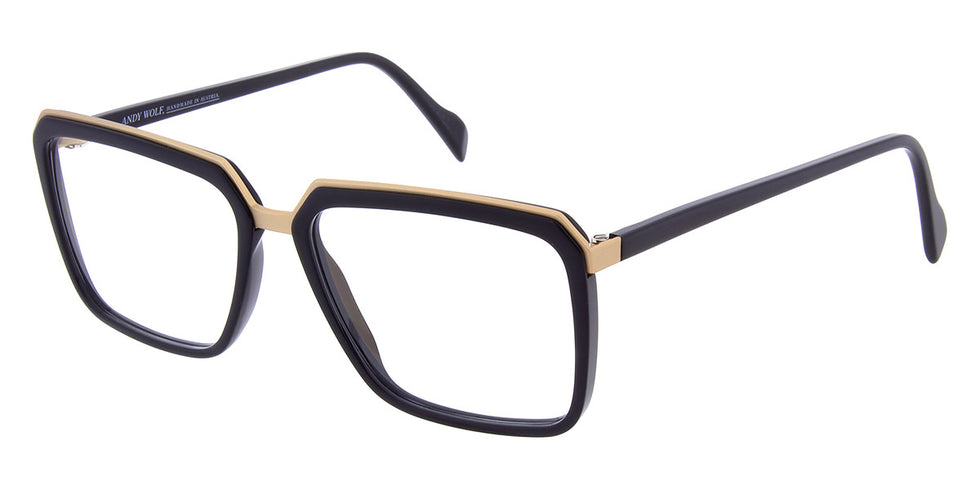 Andy Wolf® Manzu ANW Manzu 01 57 - Black/Gold 01 Eyeglasses