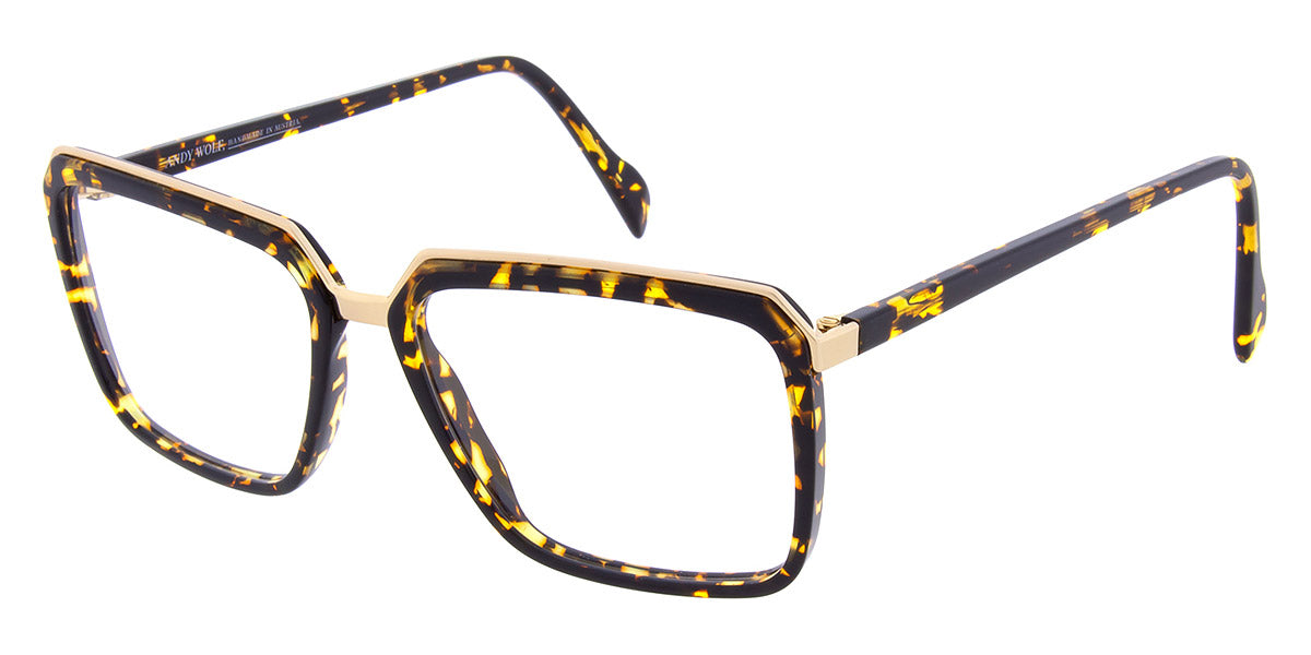 Andy Wolf® Manzu ANW Manzu 04 57 - Brown/Gold 04 Eyeglasses