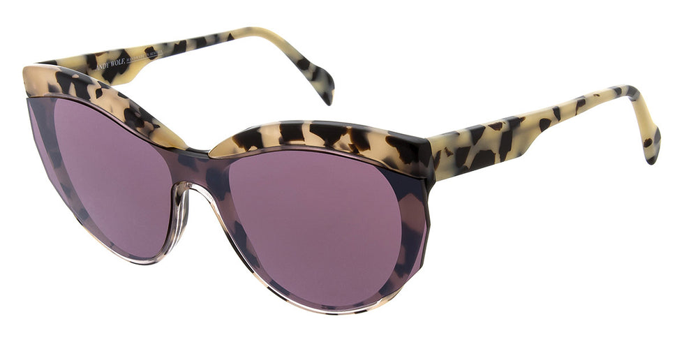 Andy Wolf® Maria Sun ANW Maria Sun G 146 - Beige/Berry G Sunglasses
