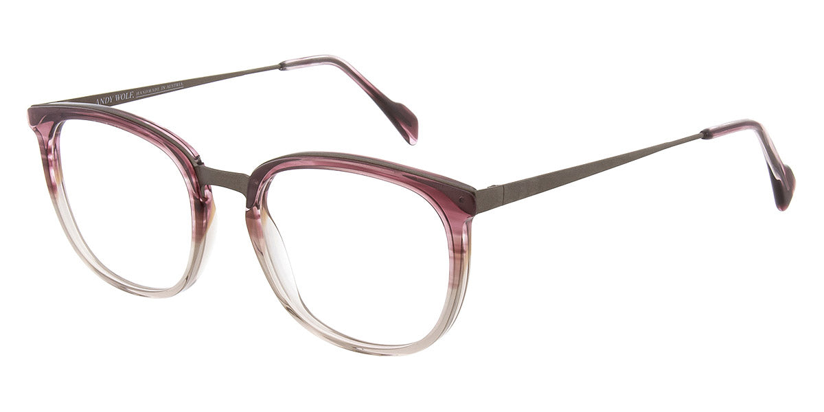 Andy Wolf® Marshall ANW Marshall 04 52 - Berry/Brown 04 Eyeglasses