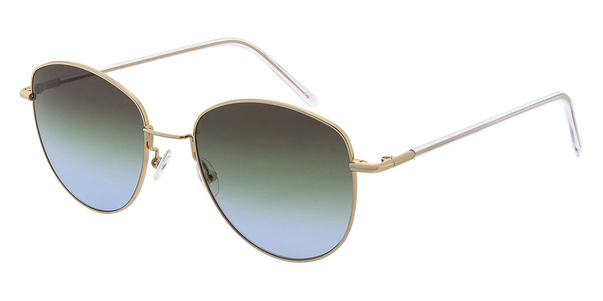 Andy Wolf® Mila Sun ANW Mila Sun G 54 - Gold/Crystal G Sunglasses