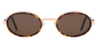 Andy Wolf® Omega Sun ANW Omega Sun 03 53 - Brown/Gold 03 Sunglasses