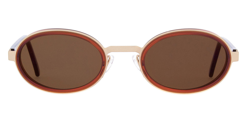 Andy Wolf® Omega Sun ANW Omega Sun 04 53 - Red/Gold 04 Sunglasses