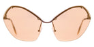 Andy Wolf® Precious Sun ANW Precious Sun B 64 - Orange/Gold B Sunglasses