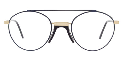 Andy Wolf® Reuben ANW Reuben D 48 - Blue/Gold D Eyeglasses