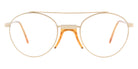 Andy Wolf® Reuben ANW Reuben E 48 - Gray/Gold E Eyeglasses