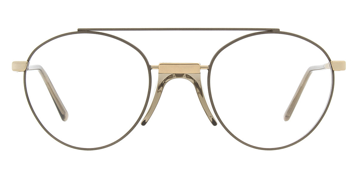 Andy Wolf® Reuben ANW Reuben F 48 - Gold/Brown F Eyeglasses