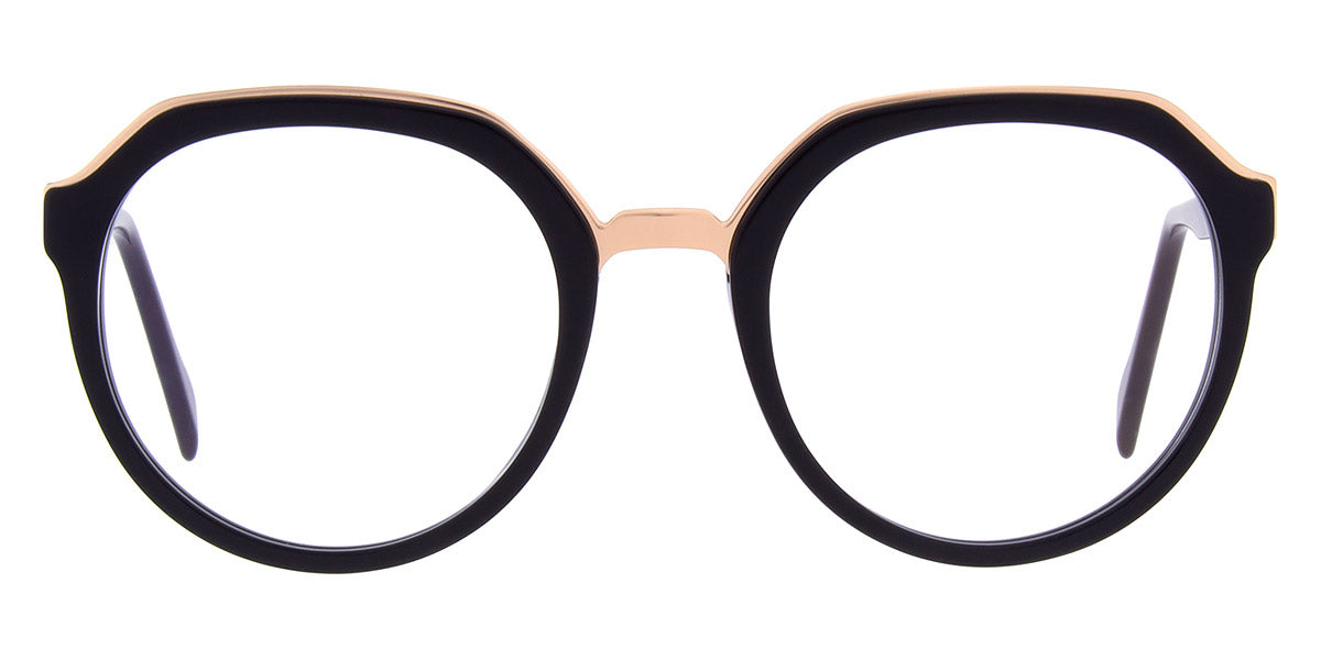 Andy Wolf® Rizzi ANW Rizzi 01 51 - Black/Rosegold 01 Eyeglasses