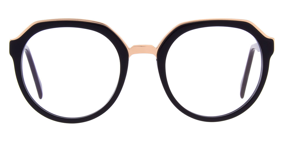 Andy Wolf® Rizzi ANW Rizzi 01 51 - Black/Rosegold 01 Eyeglasses