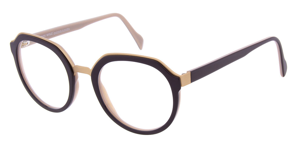 Andy Wolf® Rizzi ANW Rizzi 04 51 - Brown/Gold 04 Eyeglasses