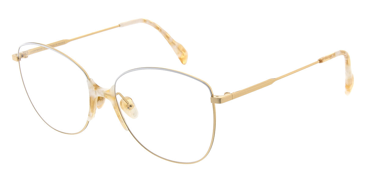 Andy Wolf® Saar ANW Saar 06 56 - Gold/White 06 Eyeglasses
