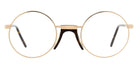 Andy Wolf® Sabol ANW Sabol B 46 - Gold/Brown B Eyeglasses