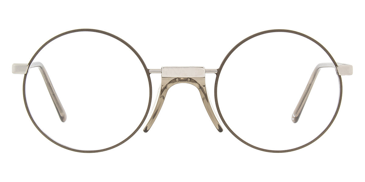 Andy Wolf® Sabol ANW Sabol E 46 - Silver/Brown E Eyeglasses