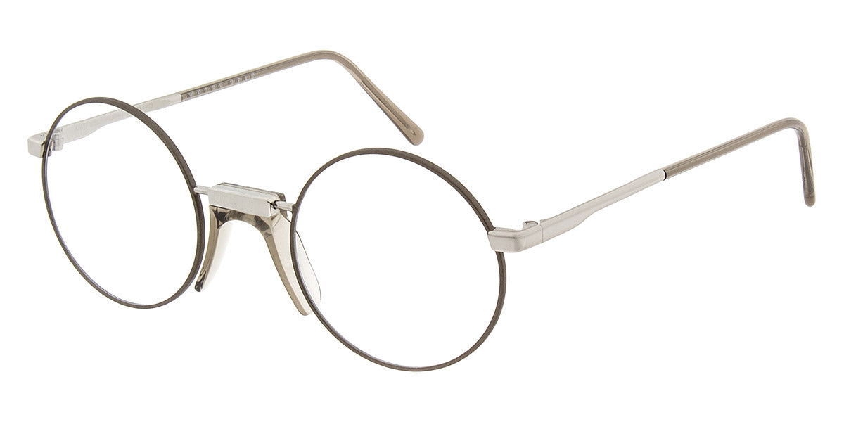 Andy Wolf® Sabol ANW Sabol E 46 - Silver/Brown E Eyeglasses