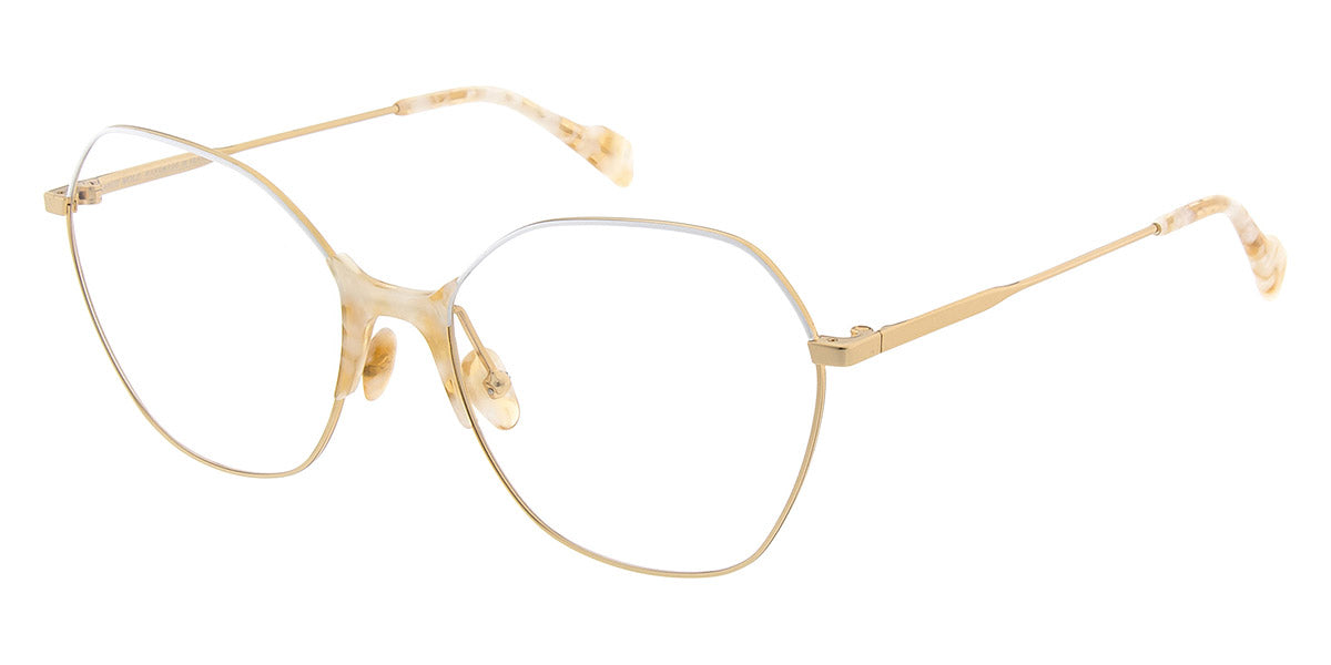 Andy Wolf® Salas ANW Salas 06 55 - Gold/White 06 Eyeglasses