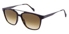 Andy Wolf® Samy Sun ANW Samy Sun 02 56 - Brown/Gun 02 Sunglasses