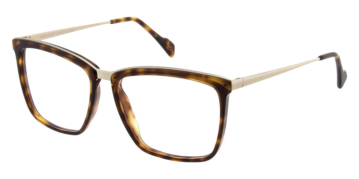 Andy Wolf® Sandle ANW Sandle 03 54 - Brown/Gold 03 Eyeglasses