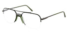 Andy Wolf® Serra ANW Serra F 57 - Gun/Green F Eyeglasses