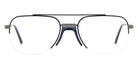Andy Wolf® Serra ANW Serra G 57 - Gun/Blue G Eyeglasses