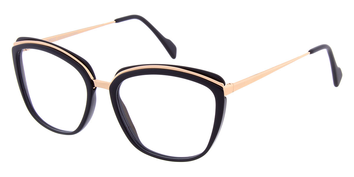 Andy Wolf® Wilcox ANW Wilcox 01 56 - Rosegold/Black 01 Eyeglasses