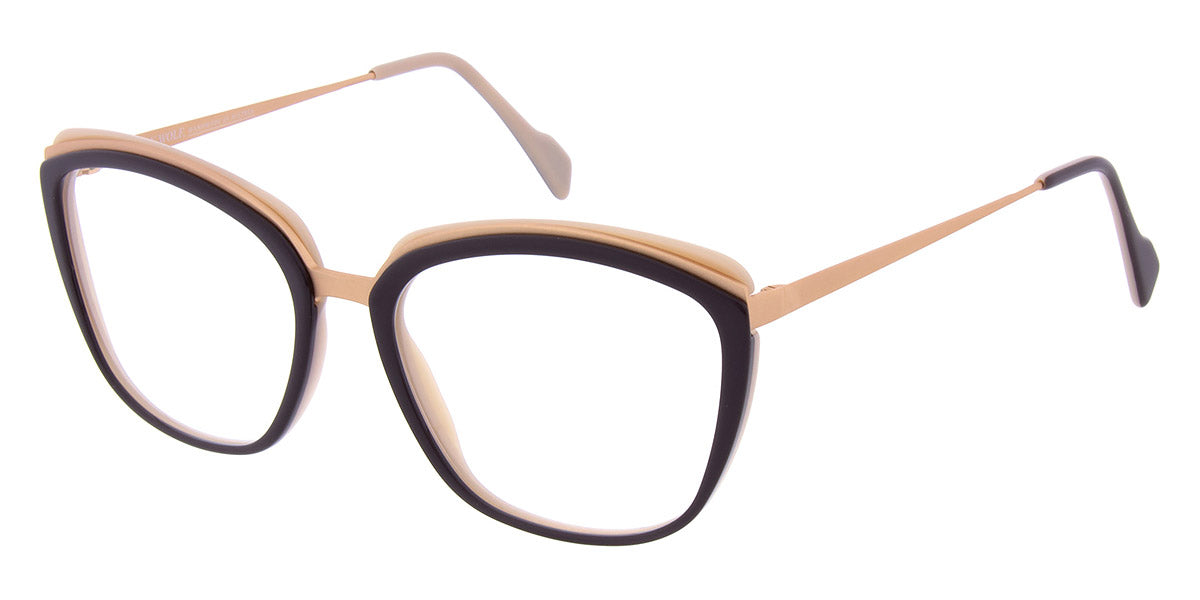 Andy Wolf® Wilcox ANW Wilcox 03 56 - Rosegold/Brown 03 Eyeglasses