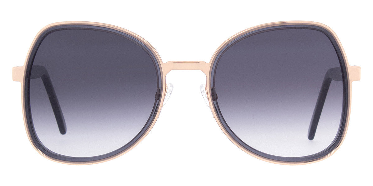 Andy Wolf® Zoe Sun ANW Zoe Sun 03 54 - Gray/Rosegold 03 Sunglasses