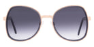 Andy Wolf® Zoe Sun ANW Zoe Sun 03 54 - Gray/Rosegold 03 Sunglasses