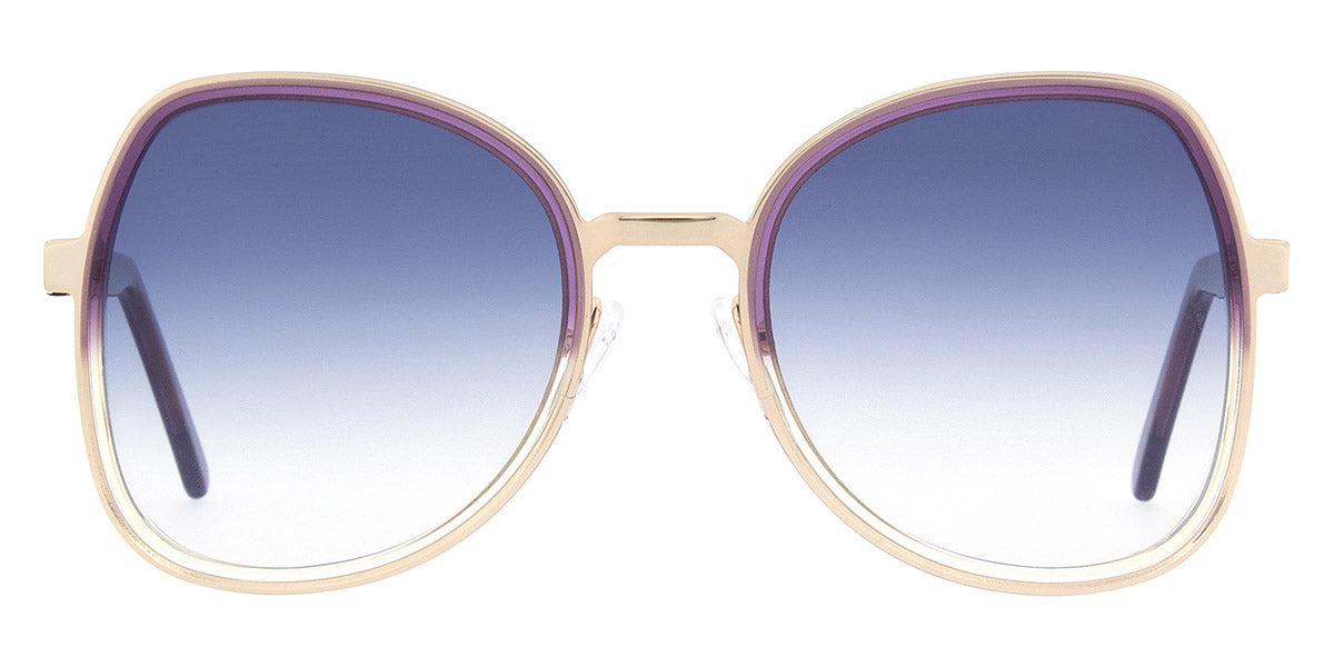 Andy Wolf® Zoe Sun ANW Zoe Sun 04 54 - Gold/Violet 04 Sunglasses