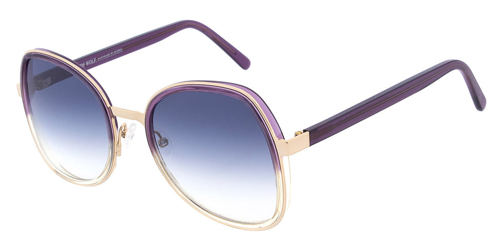 Andy Wolf® Zoe Sun ANW Zoe Sun 04 54 - Gold/Violet 04 Sunglasses
