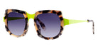 Theo® Aogashima TH AOGASHIMA 10 47 - Dalmatian Fluo Yellow Sunglasses