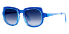 Theo® Aogashima TH AOGASHIMA 7 47 - Transparent Smurf Blue / Electric Blue Sunglasses