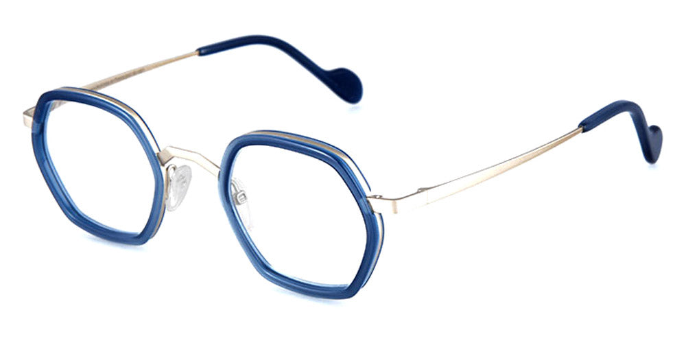 NaoNed® Ar Rouzez NAO Ar Rouzez 14BMO 45 - Ink Blue / Champagne Eyeglasses