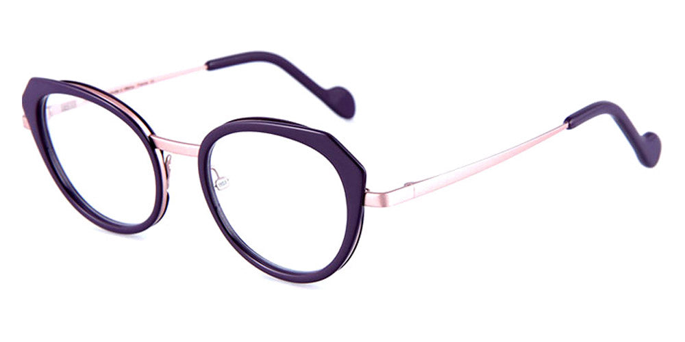 NaoNed® Ar Valueg NAO Ar Valueg 25T 48 - Aubergine / Smoky Pink Eyeglasses