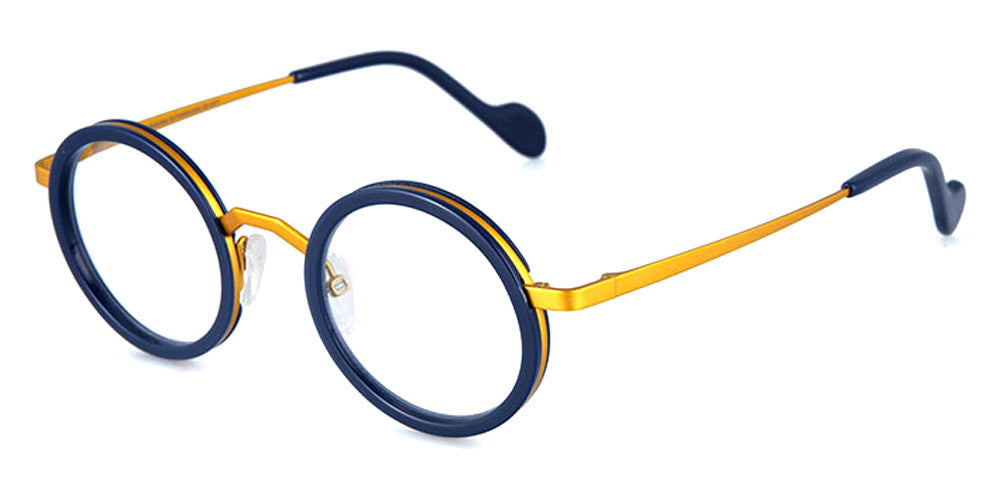 NaoNed® Ar Wiz NAO Ar Wiz 23BG 43 - Navy Blue / Golden Yellow Eyeglasses
