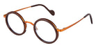 NaoNed® Ar Wiz NAO Ar Wiz 40MC 43 - Solid Chocolate Brown / Matte Radiant Yellow Eyeglasses
