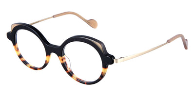 NaoNed® Ardana NAO Ardana 14100 47 - Gradient Black and Golden Yellow Tortoiseshell / Sand Eyeglasses