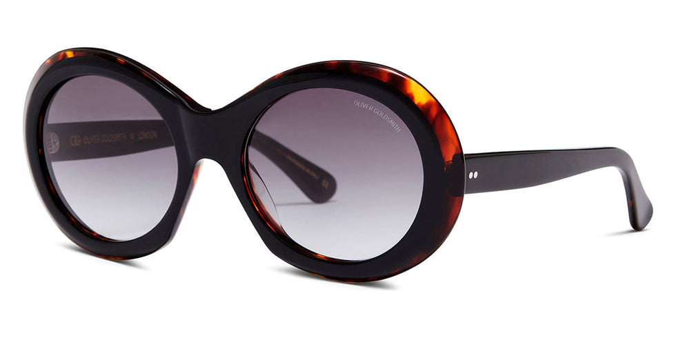 OLIVER GOLDSMITH® -AUDREY BLACK AMBER SUNGLASSES