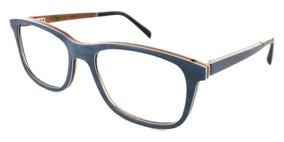 Gold & Wood® B16 NEO 01 G&W B16 NEO 01 02 54 - 02 - Blue Jeans/Hazelnut/Speckled Brown Eyeglasses