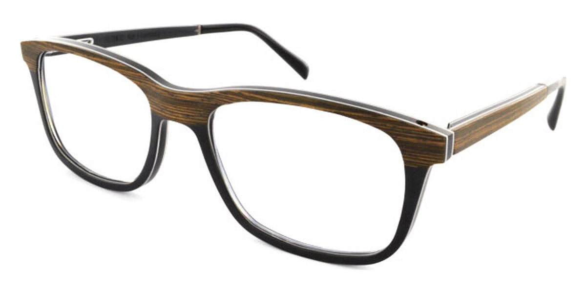 Gold & Wood® B16 NEO 01 G&W B16 NEO 01 03 54 - 03 - Carob/Ebony Eyeglasses