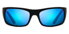 Maui Jim® Peahi B202-2M - Black Matte Rubber / HCL® Bronze Sunglasses