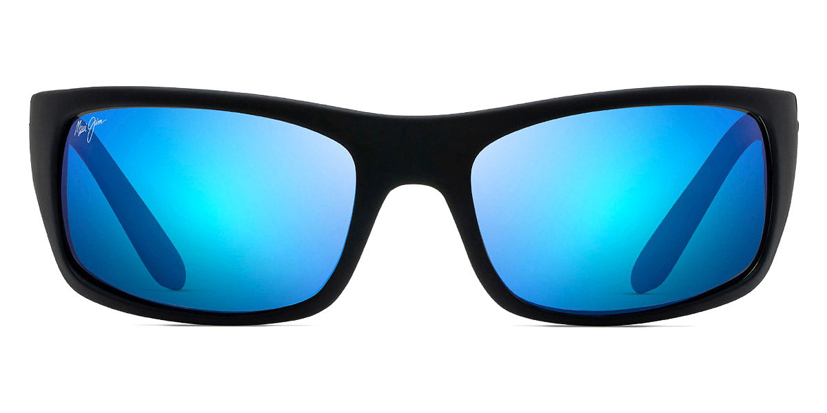 Maui Jim® Peahi B202-2M - Black Matte Rubber / HCL® Bronze Sunglasses