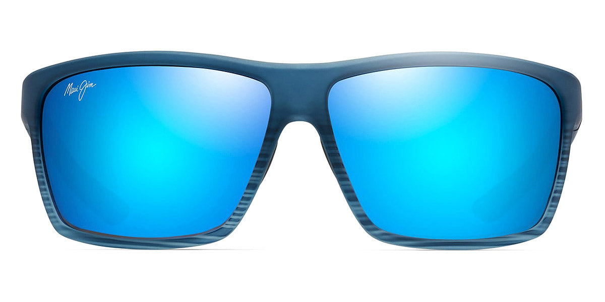 Maui Jim® Alenuihaha B839 03S - Blue Black Stripe/Blue Hawaii Sunglasses