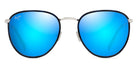 Maui Jim® Noni B854-03 - Navy with Silver / Blue Hawaii Sunglasses