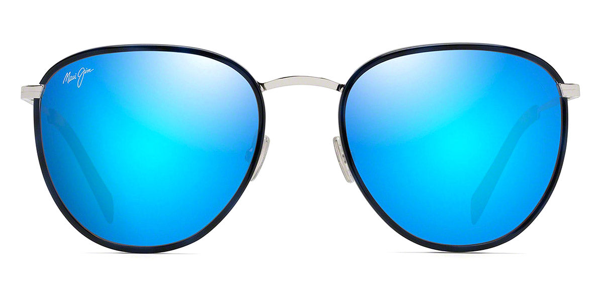 Maui Jim® Noni B854-03 - Navy with Silver / Blue Hawaii Sunglasses