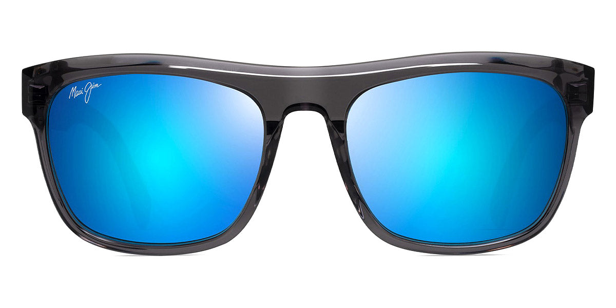 Maui Jim® S-Turns B872 14 - Dark Translucent Grey Sunglasses